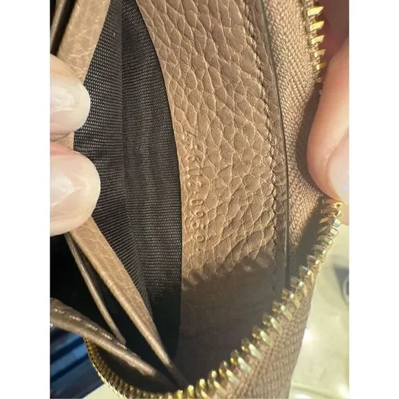 Authentic Gucci GG PINK MARMONT ZIP AROUND WALLET - Picture 4 of 8